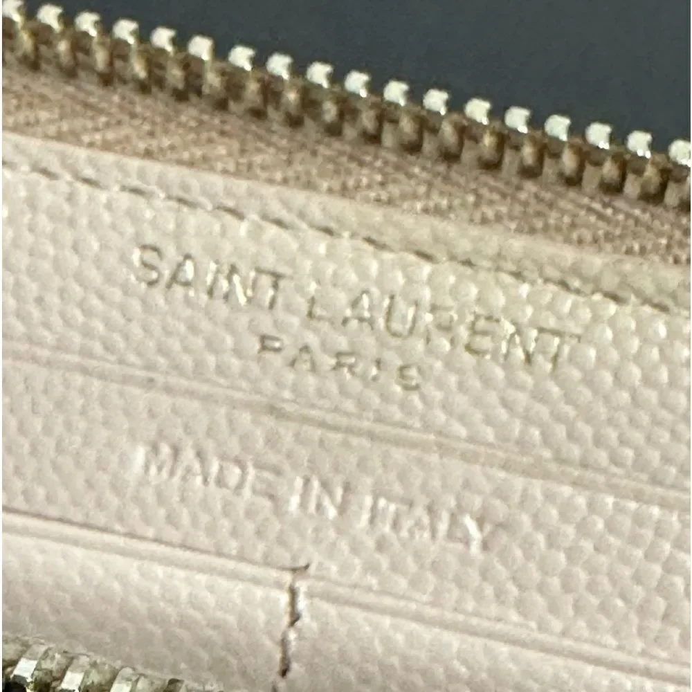 💯Authentic YSL Full Zipped Long Wallet🍀